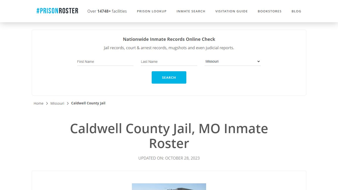 Caldwell County Jail, MO Inmate Roster - Prisonroster